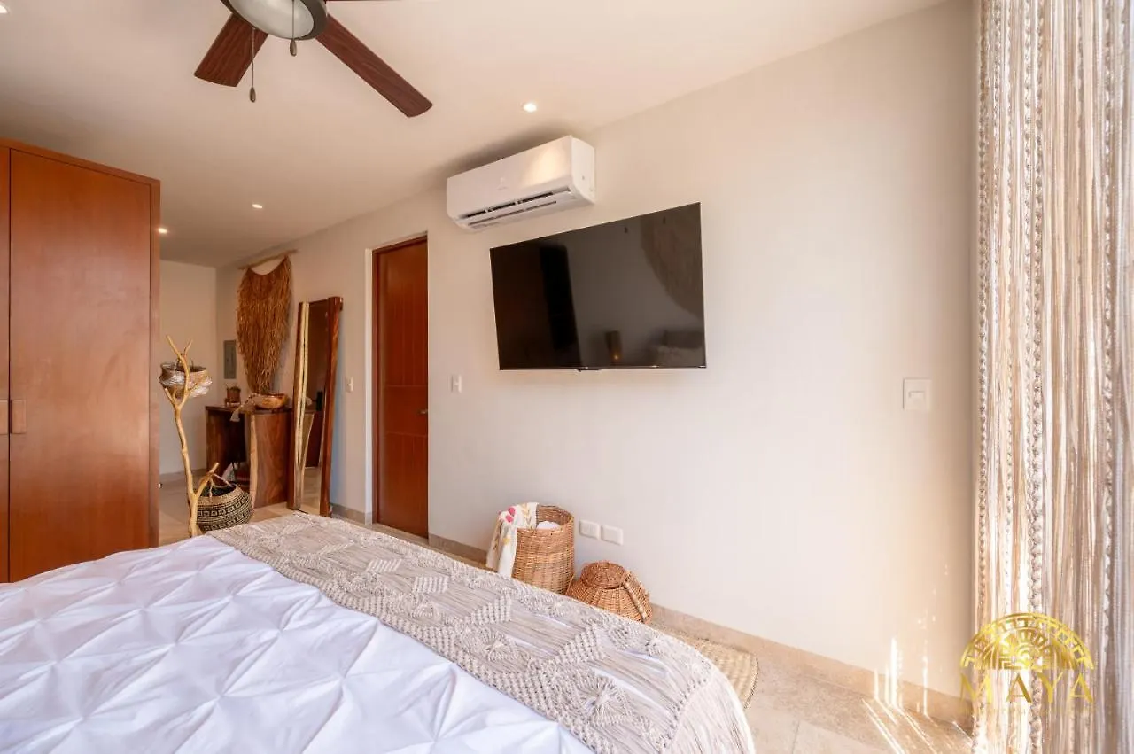 Semesterbostad Nhoa 302A Lux 2Br Condo Top Jungle View Aldea Zama Tulum