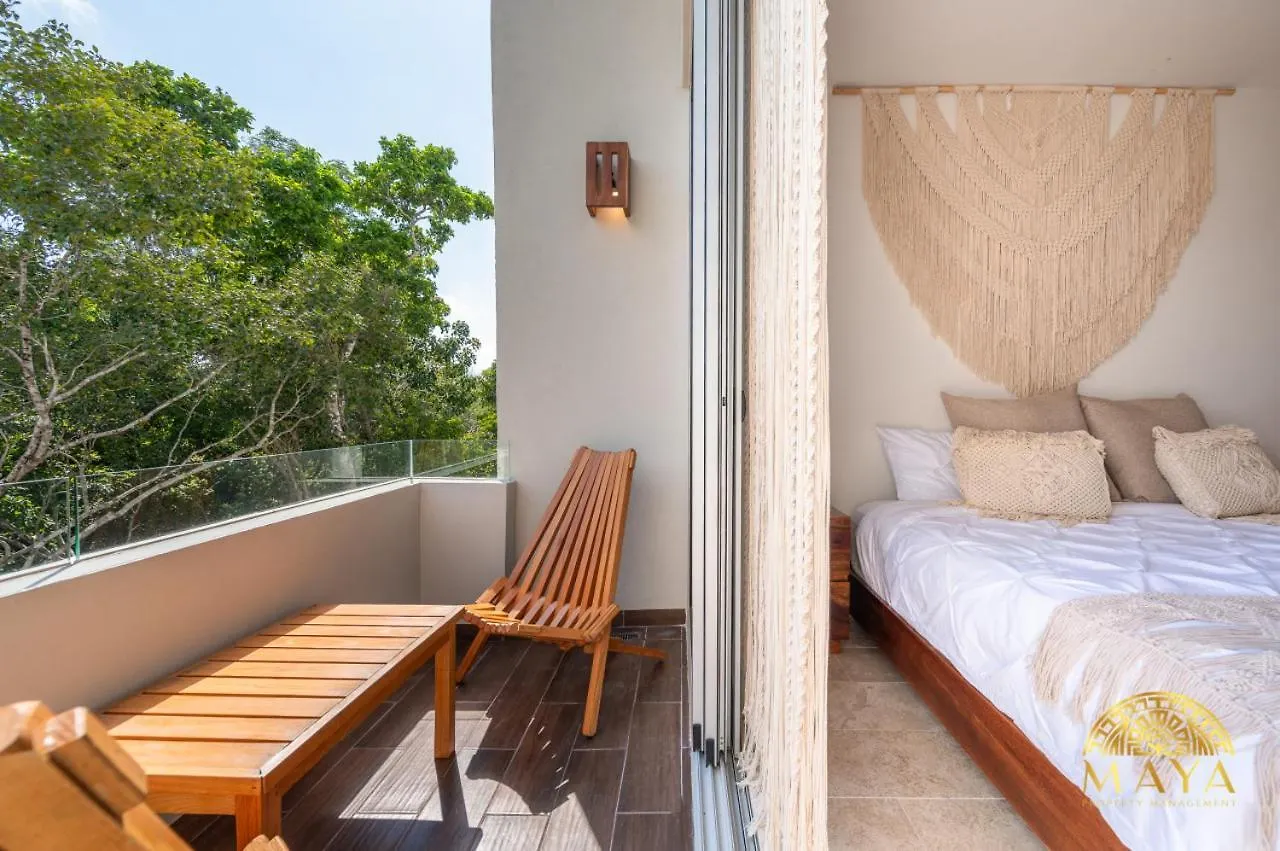 Semesterbostad Nhoa 302A Lux 2Br Condo Top Jungle View Aldea Zama Tulum
